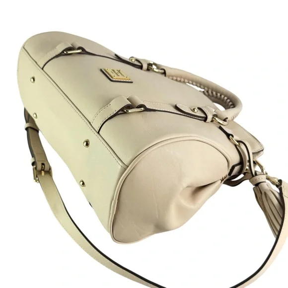 Dooney & Bourke Tan Leather Shoulder Bag - Picture 7 of 13